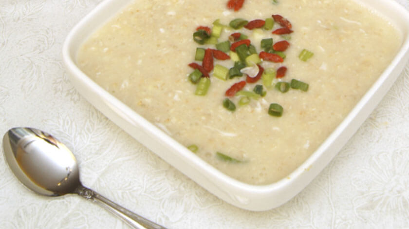 Health_Recipes_Chinese_Wolfberry_Soy_Milk_Oatmeal